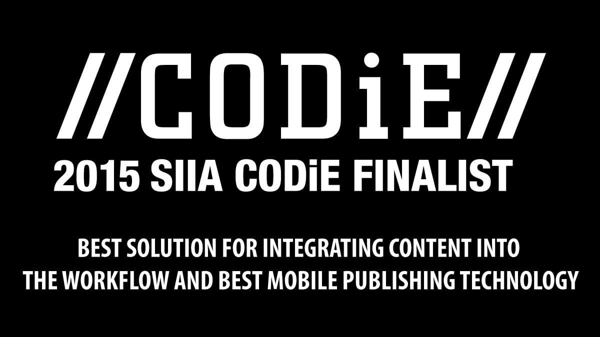 Global eTraining Named SIIA Content CODiE Award Finalist for Best Solution for Integrating Content into the Workflow and Best Mobile Publishing Technology