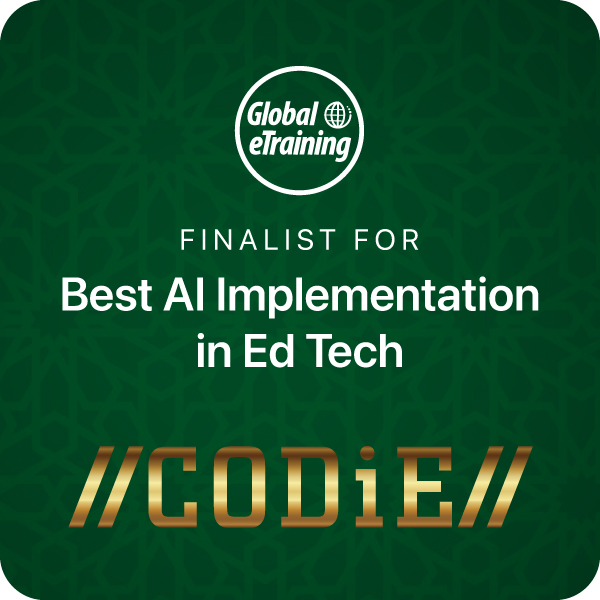 Finalist for Best AI Implementation in Ed Tech - Codie Award
