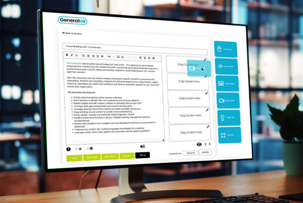 Accelerating Technical Training in the Age of Change: How Global eTraining’s The Generator Slashes Course Build Time, Keeps Content Current and Empowers SMEs